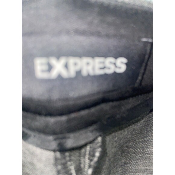 Express Pants‎ Womens Size 18R Grey Barely Boot Low Rise Stretch Editor Career - Picture 9 of 11